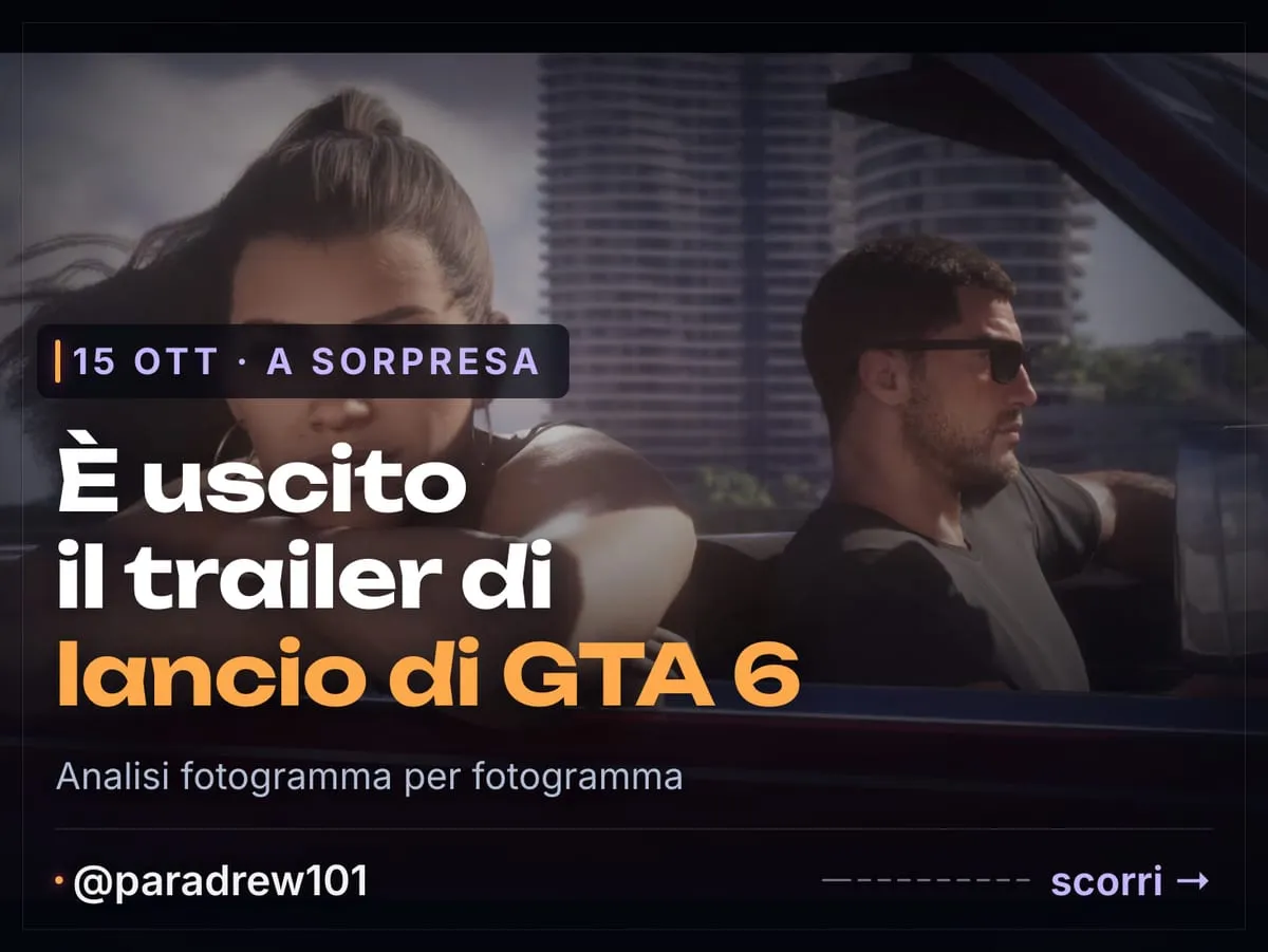 Slide 1 of 10: Trailer di lancio di GTA 6: l'analisi fotogramma per fotogramma