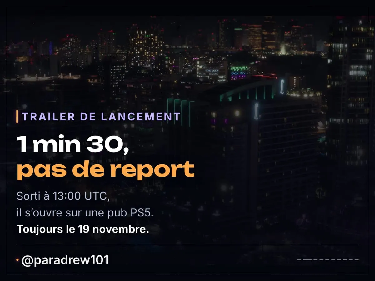 Slide 2 of 10: Trailer de lancement de GTA 6 : l’analyse plan par plan