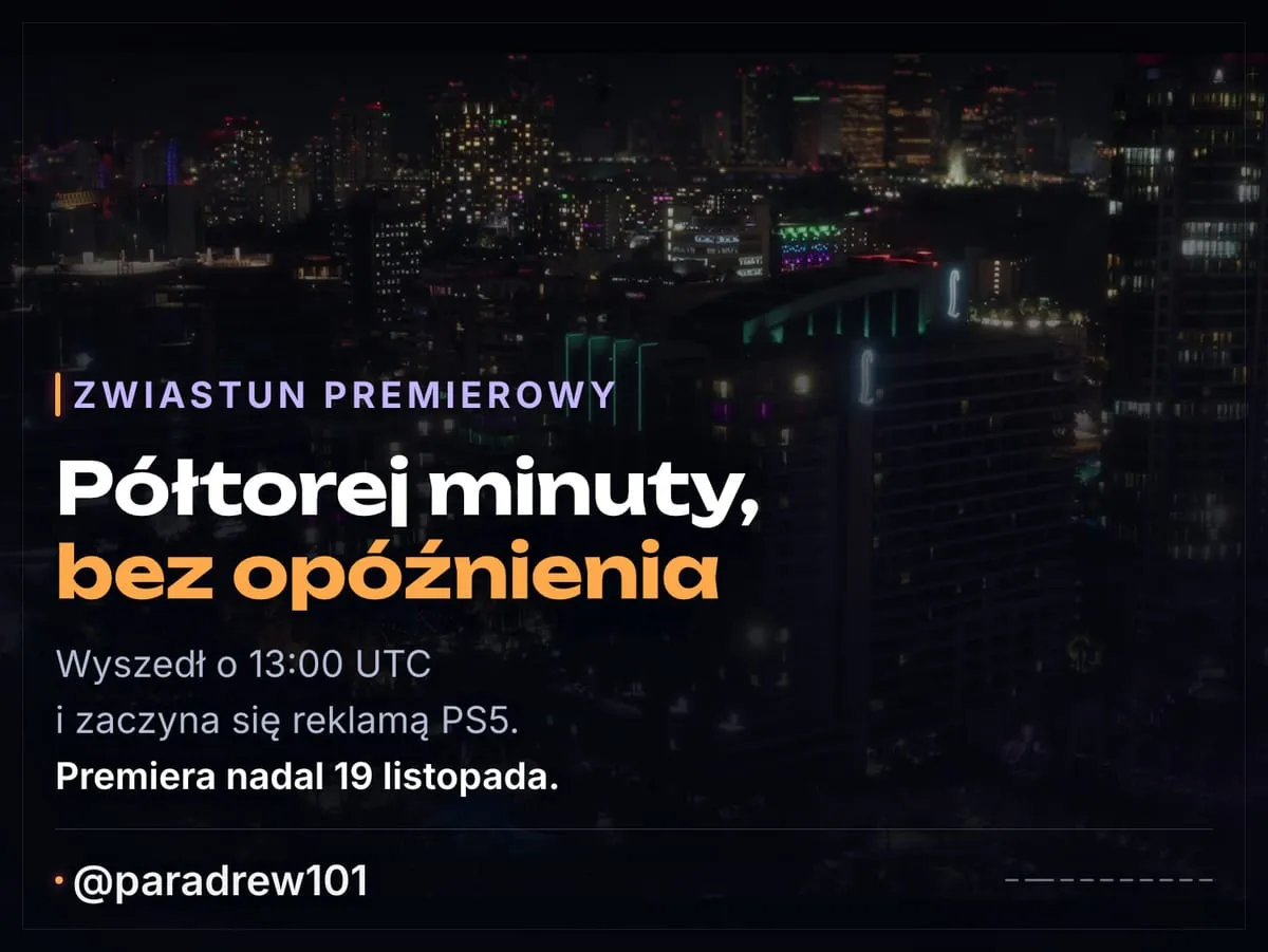Slide 2 of 10: Zwiastun premierowy GTA 6: analiza klatka po klatce