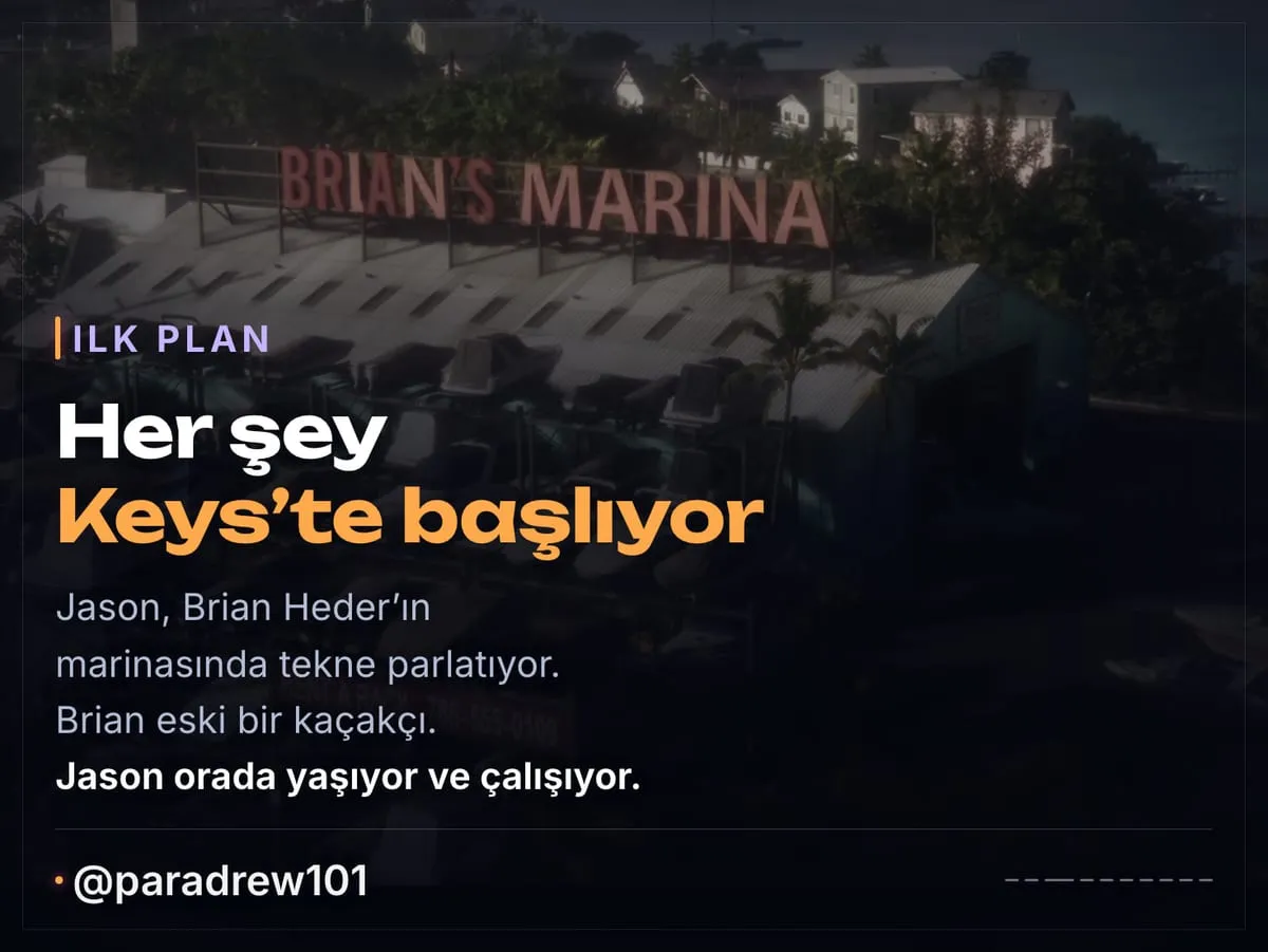 Slide 3 of 10: GTA 6 çıkış fragmanı: kare kare inceleme