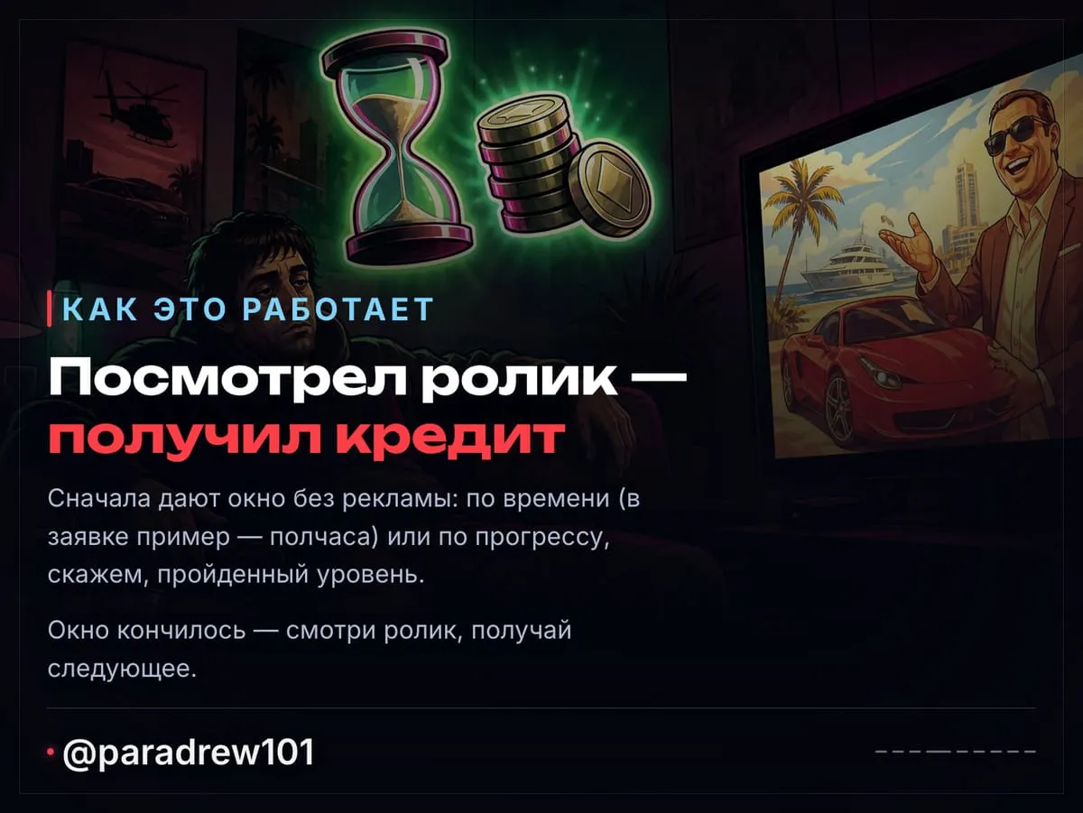 Слайд 4 из 9: Патент Microsoft: пауза в игре ради рекламы